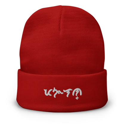 Custom Baybayin Knit Beanie - Tambay Wear